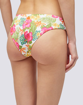 MARISOL - SLIP EN TRICOT IMPRIMÉ TROPICANA