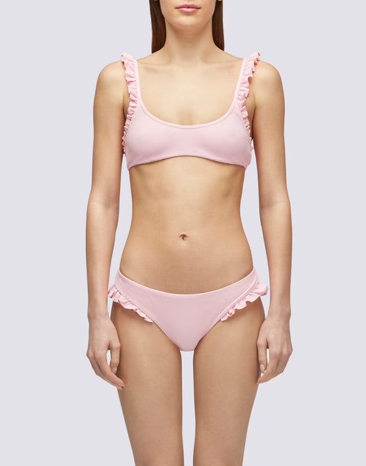 BRALETTE TOP WITH RUFFLES