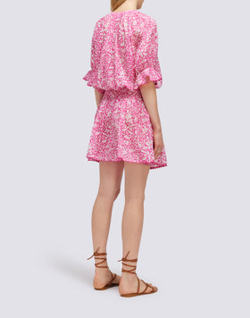 SHIRT DRESS WITH BOW ON THE WAIST