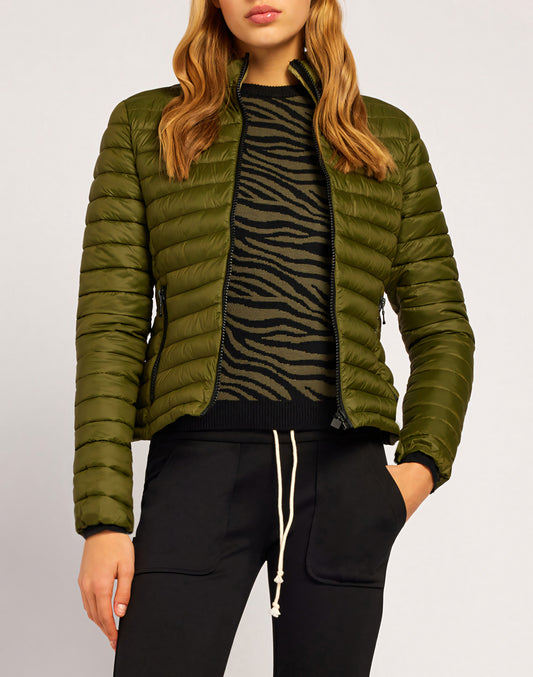 VESTE EN DUVET 100 GRAMMES AVEC COL