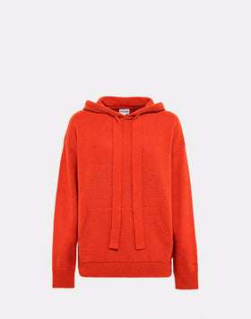 KNITTED HOODIE
