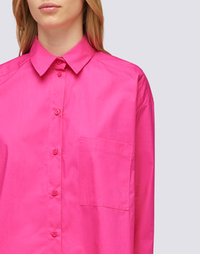 CHEMISE OVERSIZE EN POPELINE