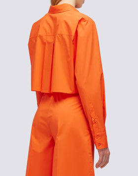 CHEMISE COURT EN POPELINE