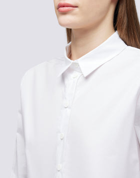 CHEMISE COURT EN POPELINE