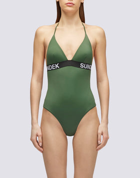 GABRIELA - MAILLOT DE BAIN UNE PIÈCE AVEC LOGO SUR L'ÉLASTIQUE