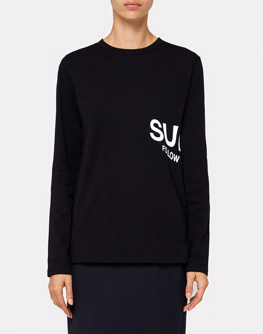 T-SHIRT OVERSIZE À MANCHES LONGUES