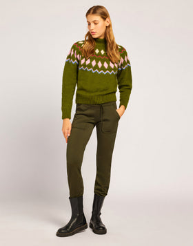 PANTALONES RECTOS CON BAJO ELÁSTICO DEBRA