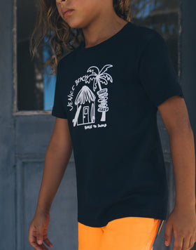 T-SHIRT AVEC IMPRIMÉ PLAGE DE VENISE