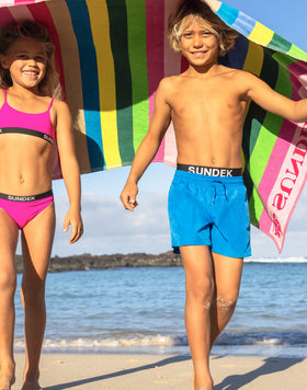 COSTUME DA BAGNO BAMBINO CON ELASTICO LOGO LIGHT POLY