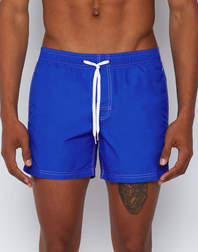 ICONIC TAFFETA SHORT SWIM SHORTS WITH AN ELASTICATED WAISTBAND