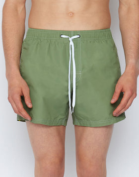 SHORT DE BAIN À TAILLE ÉLASTIQUE TAFFETA ICONIQUE