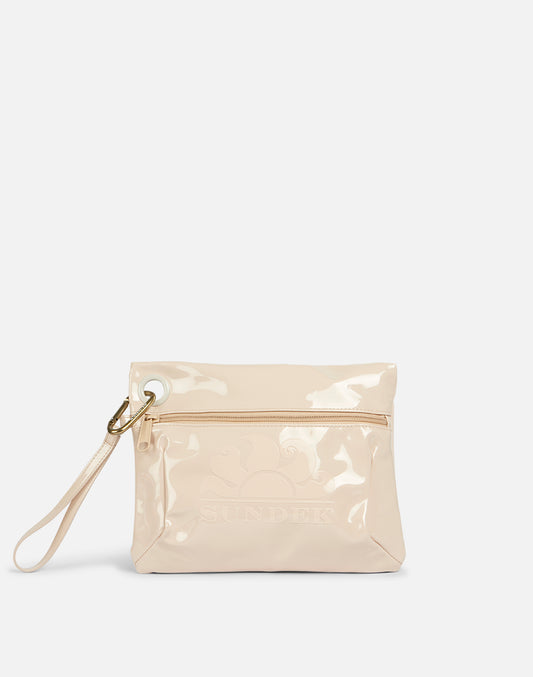 CLUTCH BAG WITH CARABINER
