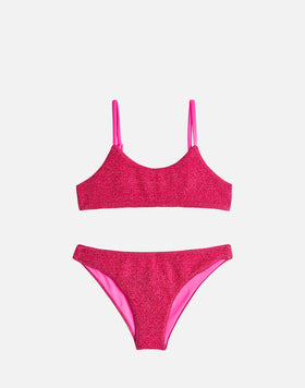 BIKINI AVEC HAUT À BANDEAU ET SLIP FIXE