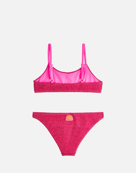 BIKINI AVEC HAUT À BANDEAU ET SLIP FIXE