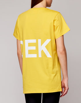 MAXI T-SHIRT IN COTONE ORGANICO CON STAMPA LOGO