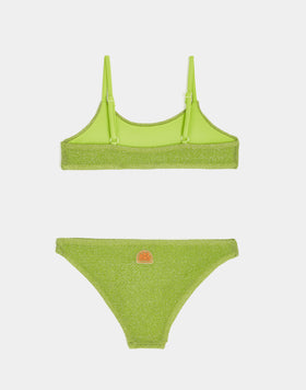 BIKINI WITH BANDEAU TOP AND STANDARD BRIEFS