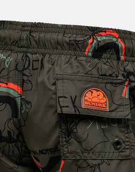 COSTUME DA BAGNO CORTO VITA ELASTICATA E STAMPA KIDOODLE