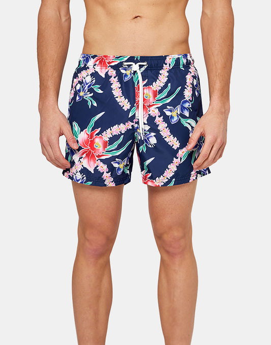 BAÑADOR CORTO CON ESTAMPADO DREAMING HAWAII
