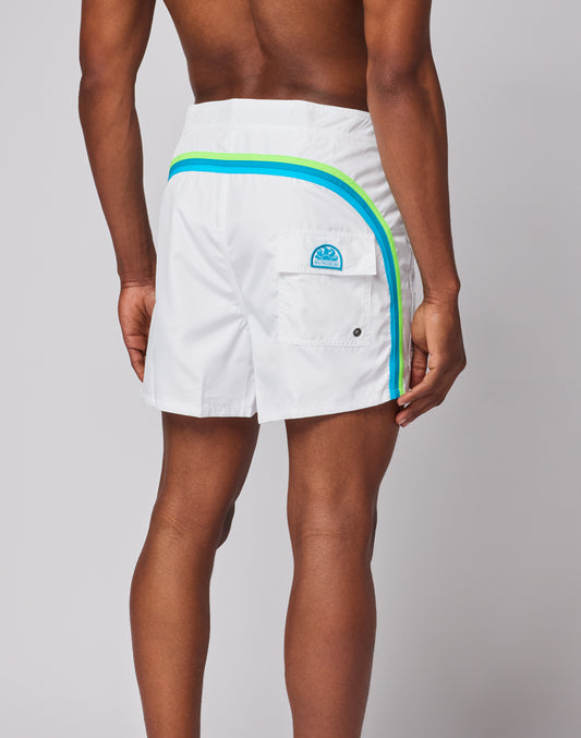 MAILLOT DE BAIN COURT À TAILLE FIXE EN POLY LÉGER