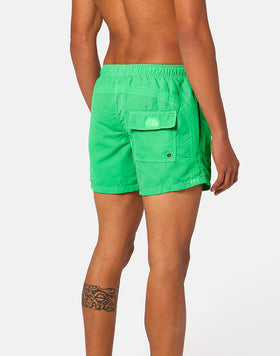 SHORT SWIM SHORTS WITH AN ELASTICATED WAISTBAND
