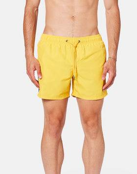 SHORT SWIM SHORTS WITH AN ELASTICATED WAISTBAND REPREVE®