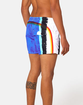 SHORT SWIM SHORTS WITH AN ELASTICATED WAISTBAND - GOLDENWAVE SPECIAL EDITION