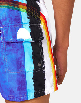SHORT SWIM SHORTS WITH AN ELASTICATED WAISTBAND - GOLDENWAVE SPECIAL EDITION