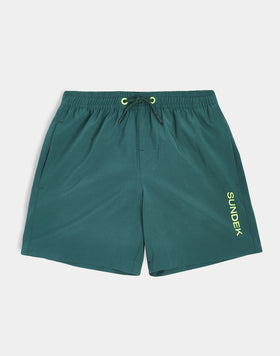 SHORT SWIMSUIT WITH STRETCH ELASTIC WAIST