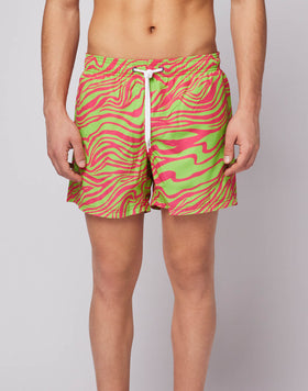MAILLOT DE BAIN HOMME IMPRIMÉ ZÉBRÉ