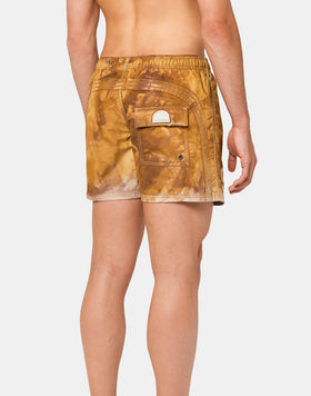 MAILLOT DE BAIN COURT TAILLE ÉLASTIQUE AVEC PATCH - ÉDITION SPÉCIALE GOLDENWAVE