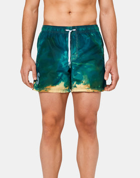 MAILLOT DE BAIN COURT TAILLE ÉLASTIQUE AVEC PATCH - ÉDITION SPÉCIALE GOLDENWAVE