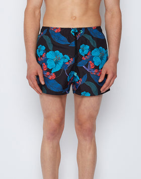 PRINTED BOARDSHORT-WILD ORCHID PRINT REPREVE®