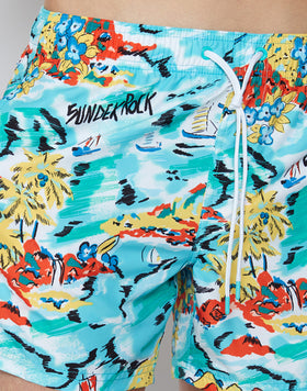 SHORT DE BAIN IMPRIMÉ SUNDEK ROCK PRINT REPREVE®