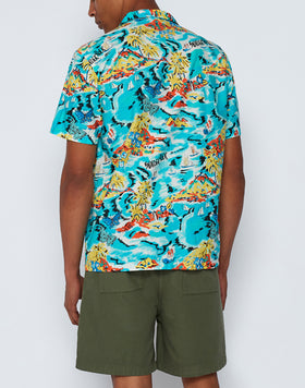 CAMICIA CON STAMPA SUNDEK ROCK ALL OVER