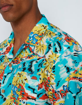 CAMICIA CON STAMPA SUNDEK ROCK ALL OVER
