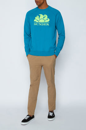 SWEAT-SHIRT À COL RAS DU COU AVEC LOGO