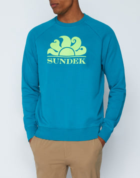 SWEAT-SHIRT À COL RAS DU COU AVEC LOGO