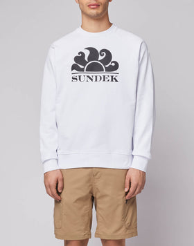 CREW NECK SWEATSHIRT WITH LOGO