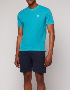 T-SHIRT NEW DEY GIROCOLLO TINTO CAPO CON LOGO