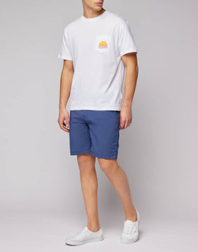 NEW HERBERT CREW NECK T-SHIRT WITH  MAXI-LOGO