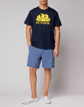 T-SHIRT À COL RAS DU COU AVEC IMPRESSION DU LOGO