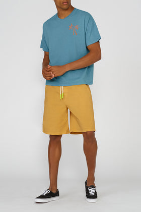 T-SHIRT CON RICAMO PALME - GOLDENWAVE SPECIAL EDITION