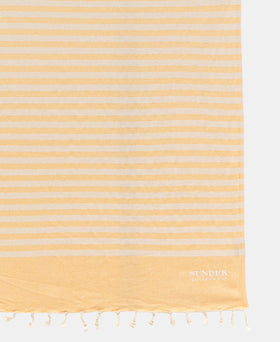 JACQUARD FOUTA BEACH TOWEL WITH LOGO