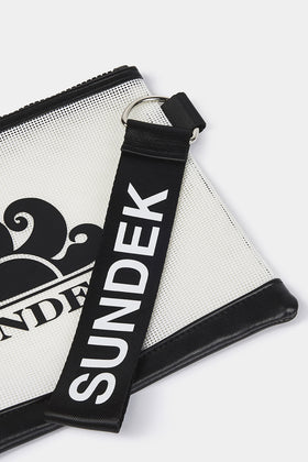 MINI BOLSO DE MALLA CON LOGOTIPO