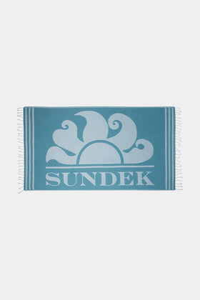 TELO MARE FOUTA JACQUARD CON LOGO