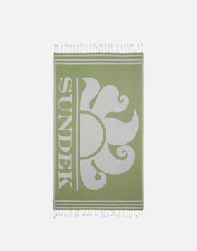 TELO MARE FOUTA JACQUARD CON LOGO