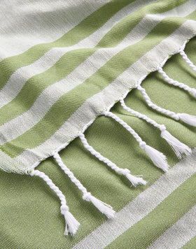 TELO MARE FOUTA JACQUARD CON LOGO