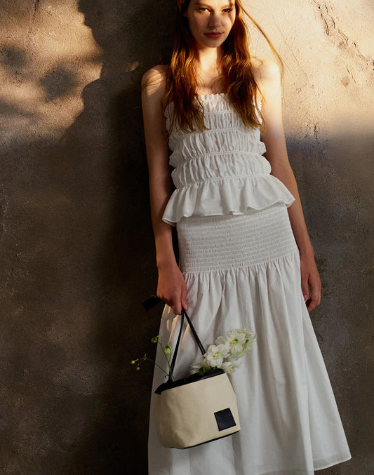 CANVAS BUCKET BAG