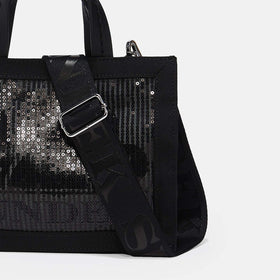 SMALL SEQUINNED TOTE BAG