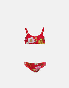 BIKINI WITH BANDEAU TOP AND STANDARD BRIEFS